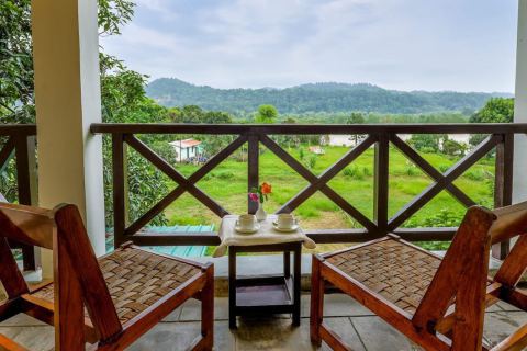 River View Room photo at Corbett Wild Resort